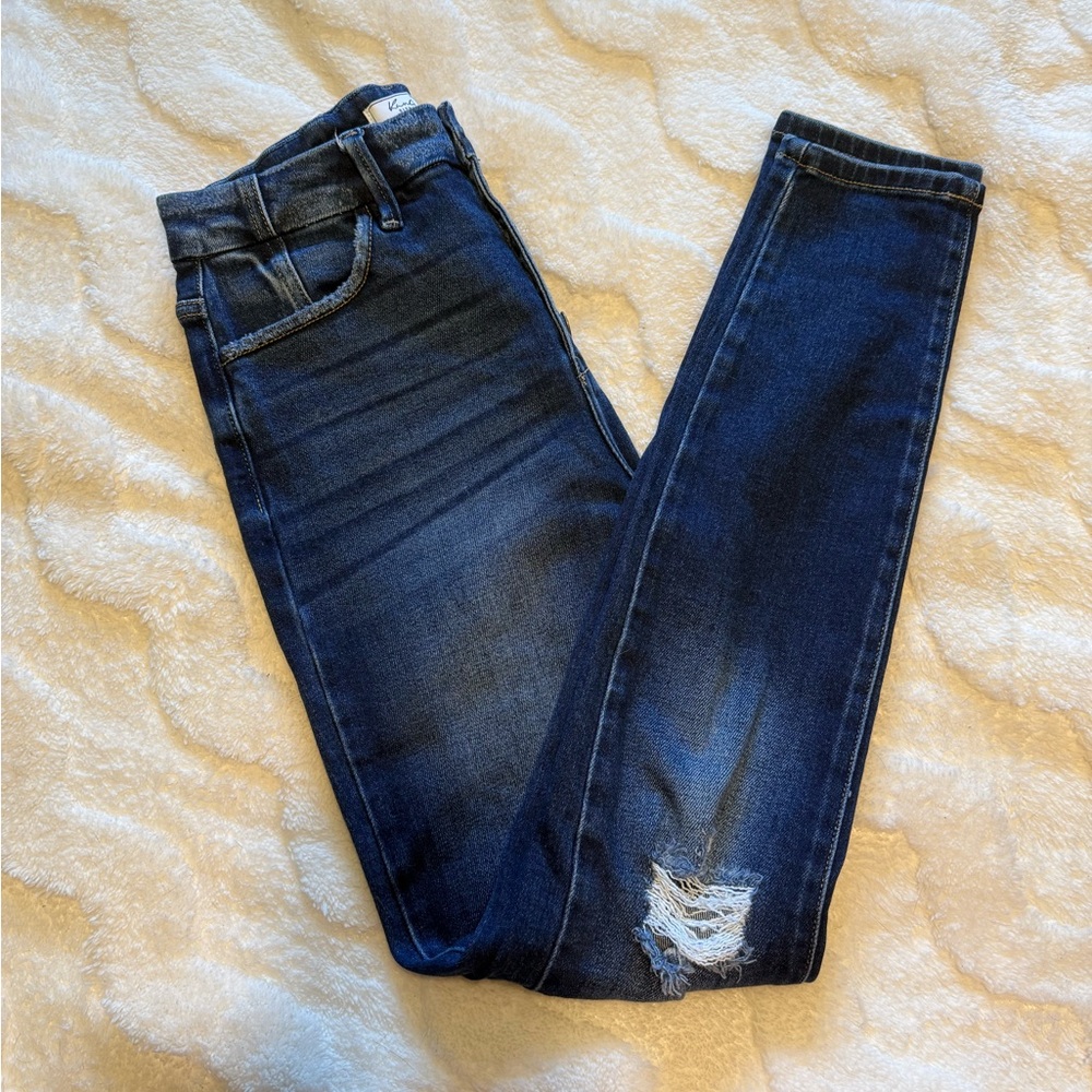 KanCan Kurvy Dark Blue Skinny Jeans